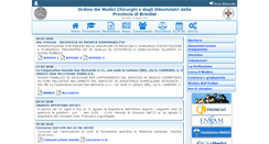 Desktop Screenshot of omceobrindisi.it