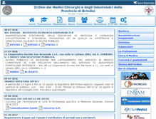 Tablet Screenshot of omceobrindisi.it